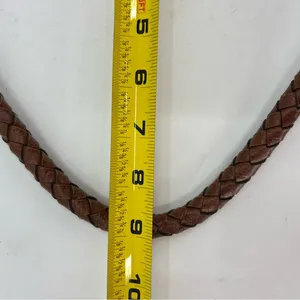 Fossil striped braided handle shoulder bag colorful magnetic closure casual thumbnail 12