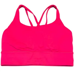 Lululemon Energy Bra Longline Women 8 Ripened Raspberry Strappy Medium Support thumbnail 1
