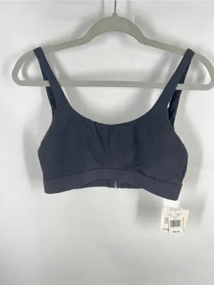Cyn & Luca Black Ribbed Bikini Top Size M NWT Size M thumbnail 2