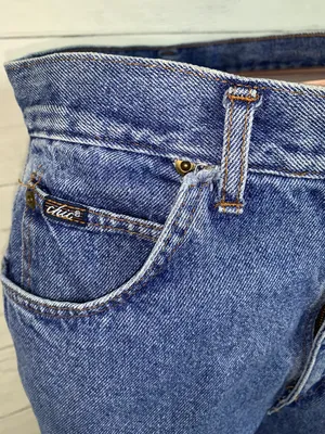 Chic Jeans Vintage High Waisted Mom Jeans Women's Size 14 juniors 100% Cotton READ thumbnail 2