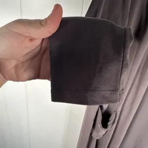 LuLaRoe Women’s Large Gray Long Duster Cardigan Open Front w/ Pockets thumbnail 3