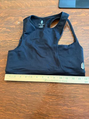 Free People women’s tank sports bra strappy med/large thumbnail 7