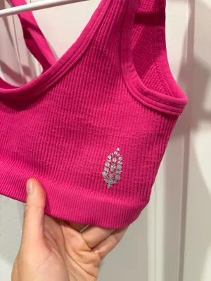 Free People hot pink sports bra thumbnail 3