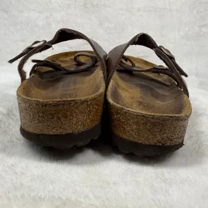 Birkenstock Mayari Metallic Copper Bronze Sandals EU 39 L8-8.5 Strappy Slide thumbnail 3