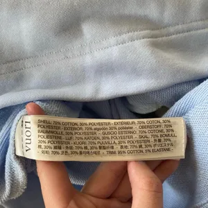 VUORI Sedona Crop Hoodie in Crystal Blue Size Small thumbnail 9