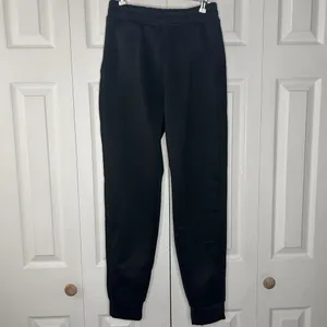 SheIn Black Jogger Sweatpants Small With Elastic Waistband and Cuffs thumbnail 2