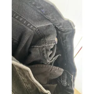 Gap Womens Jeans Sz 0 25R High Rise‎ Straight Black Denim thumbnail 6