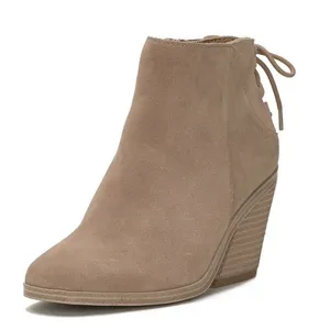 Lucky Brand Women's Mikasi Lace-Up Bootie Ankle Boot, Tawny Brown Size 10 thumbnail 1