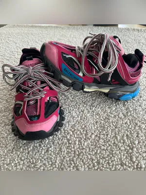 Balenciaga Track Sneakers Pink Black Blue 36 6 thumbnail 2