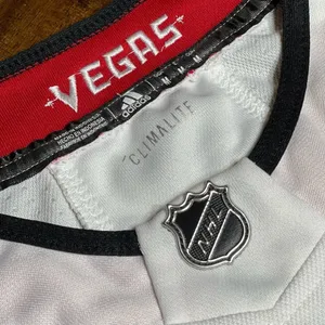 Adidas Vegas Golden Knights Reaves 75 Authentic Jersey Fight Strap Womens M Whit thumbnail 7