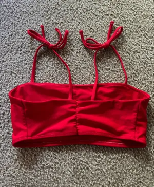 red bikini top walmart thumbnail 2