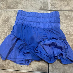 FP Movement by Free People Cobalt Blue Smocked Waist Skort thumbnail 6
