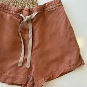 Wilfred Linen Burnt Orange Drawstring‎ Shorts Size XS thumbnail 4