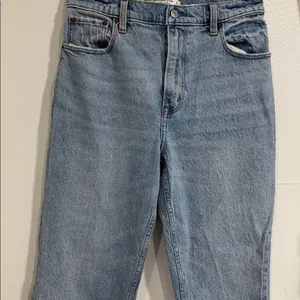Abercrombie & Fitch Light Blue Straight Jeans thumbnail 3