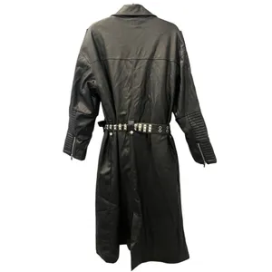 Dolls Kill Current Mood NWT Circuit Breaker Moto Trench Coat Sz XL Vegan Leather thumbnail 16