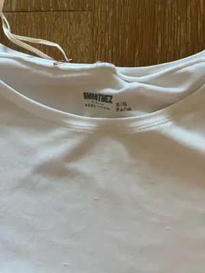 aerie White Crewneck Short Sleeve Top thumbnail 6