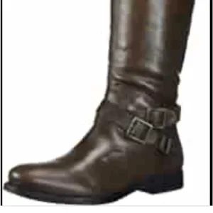 Matisse Rochelle Leather Riding Boots Buckle Detail Brown Equestrian Sz 6 thumbnail 3