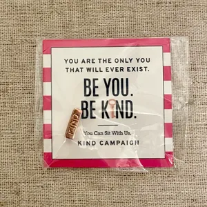 The Bar NWT Keep Collective Rose Gold KIND Bar Charm, Add the B Charm = B KIND Bracelet thumbnail 2
