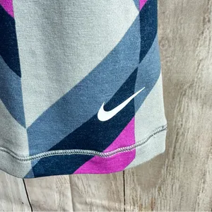 Nike Dri-fit Slim Fit Pink and Gray Chevron Racerback Tank Top thumbnail 3