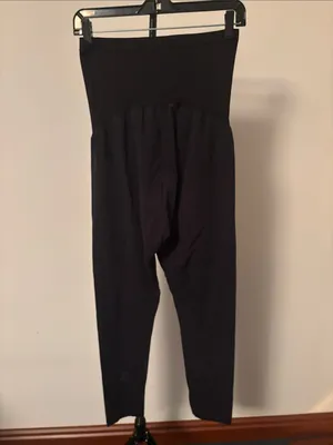 Oh Baby by Motherhood Black Maternity Leggings thumbnail 3