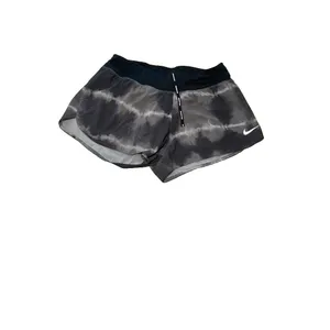 Nike Running Eclipse Dri-Fit Running Lined Shorts Women Black Tie Dye XL thumbnail 2
