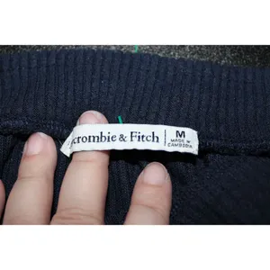 Womens Abercrombie & Fitch Blue Ribbed Stretchy Loungewear Shorts Size Medium M thumbnail 4