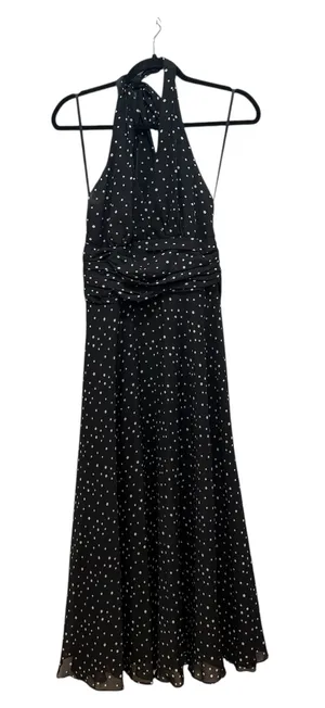 Stephanie Charles black/white polka dot dress Size 10 thumbnail 1