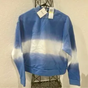 OAT New York Blue Stripped pullover sweatshirt NWT XS thumbnail 3
