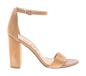 Sam Edelman Yaro Ankle Strap Block Heel Sandals Rose Gold‎ Metallic Size 9 thumbnail 1