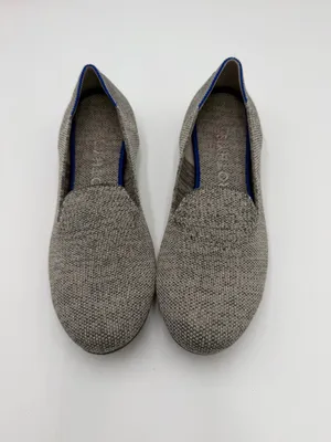 Rothy’s Women’s Size 8 Gray Knit Loafers Flats Blue Stripe Washable Shoes thumbnail 2