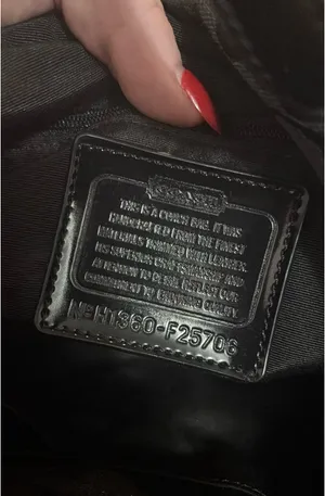 Vintage Coach Signature Python Stripe Tote thumbnail 6