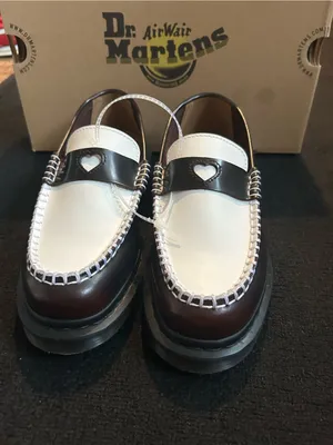 DR MARTENS Penton Heart leather loafers slip on shoes women’s 7 new thumbnail 7