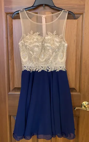 PromGirl Formal Blue Homecoming Dress thumbnail 1