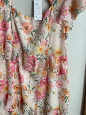 Petal & Pup Leila Floral Maxi Dress in Peony thumbnail 8