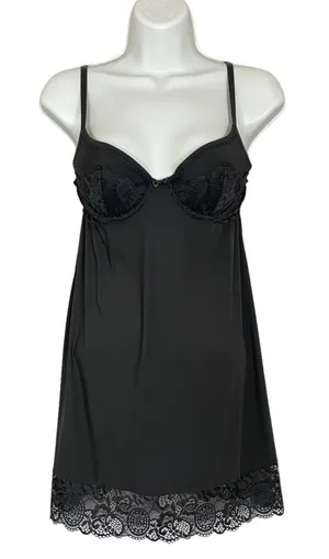 Victoria's Secret Negligee‎ Black 34B Lace Intimates Lingerie Teddy thumbnail 1