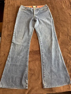 Blue Asphalt Vintage Light Wash Flare Jeans - Wide Leg thumbnail 1