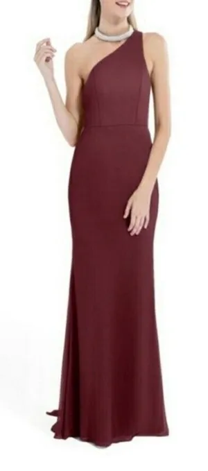 Azazie High Neck Rhistone one Shoulder Bridesmate Gown Maxi Dress‎ thumbnail 1