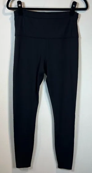 CRZ YOGA High Waisted Leggings Black Buttery Soft Drawstring 29" Athletic Medium thumbnail 1