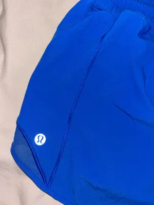 Lululemon Blue Hotty Hot Shorts 4" thumbnail 5