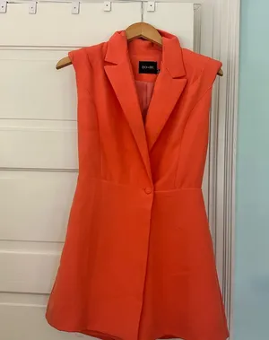 DO+BE Orange Sleeveless Sheath Mini Dress thumbnail 1