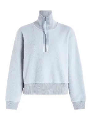 Varley Roselle Half-Zip Fleece Pullover Top Sweatshirt Pearl Blue Size S thumbnail 5
