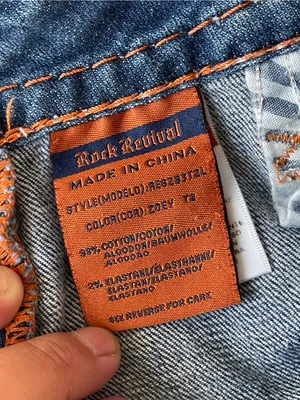 Rock Revival Distressed Blue Denim Cutoff Shorts thumbnail 8
