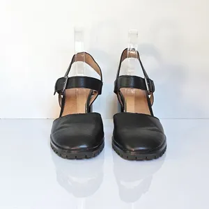 Madewell The Claudie Heeled Lugsole Mary Jane in Leather Size 8 thumbnail 5