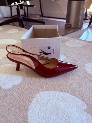 a new day target slingback kitten heels burgundy thumbnail 2