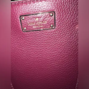Kate Spade Two Tone Colorblock Suede Siding Crossbody Purse thumbnail 9