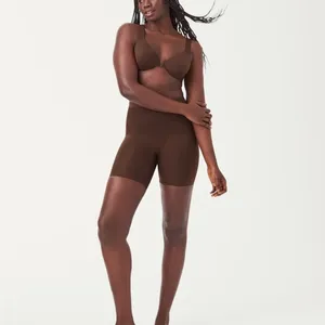 Spanx Shape Invisible‎ Girlshort, Shapewear Shorts. Size XL, Brown, NWT thumbnail 5