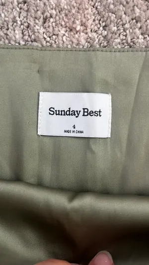 sunday best satin mini skirt thumbnail 2
