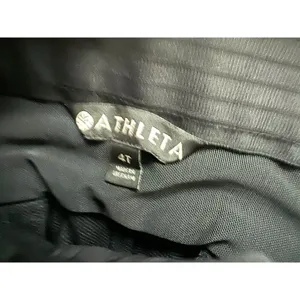 Athleta Wander Straight Pants 4T Black Athletic‎ Yoga Pants Hiking Zip Pockets thumbnail 3