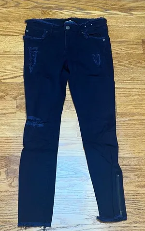 Express Blue distressed Jeans thumbnail 1