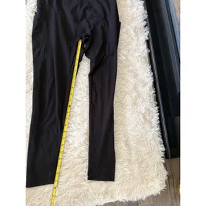 Maternity Leggings Activewear Workout‎ Yoga Pants with Pockets Black M thumbnail 4